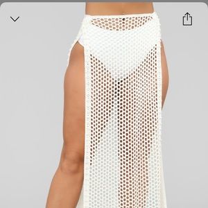 Fashion Nova Pearl Crochet cover up